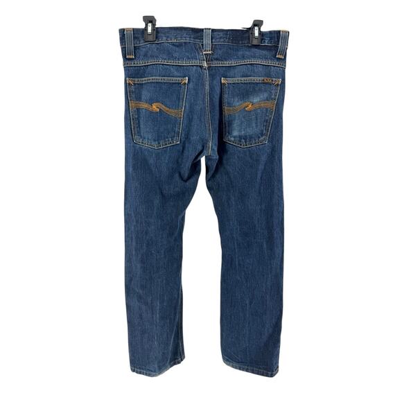 Nudie Men's Dark Wash Average Joe Dry Heavy Jeans Size 32 X 32 - Picture 1 of 6